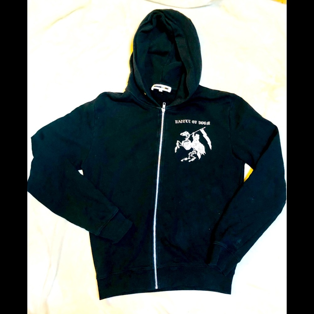 McQ by ALEXANDER McQueen, zip-up hoodie, size S